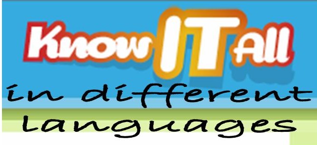 Know IT All website in different languages