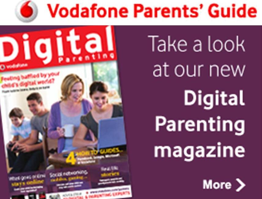 Vodafone site for Parents